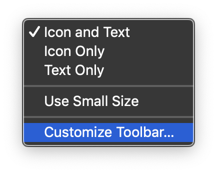 toolbar-contextual-menu