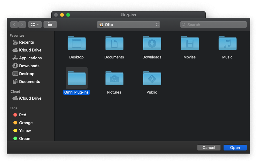 Using a common plug-in folder