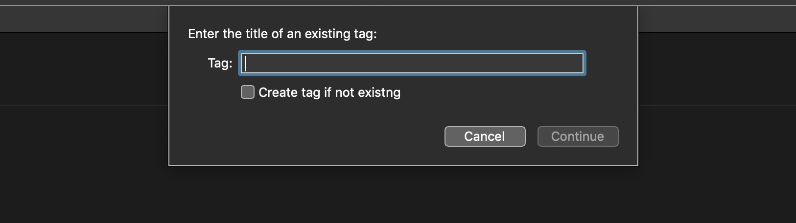enter-existing-of-tag