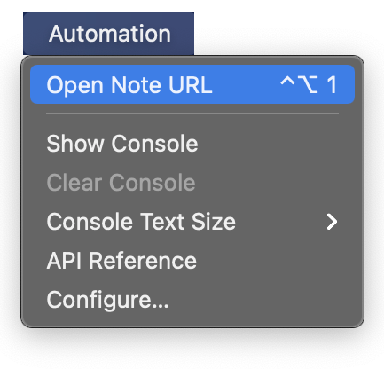 of-automation-menu-action-with-shortcut