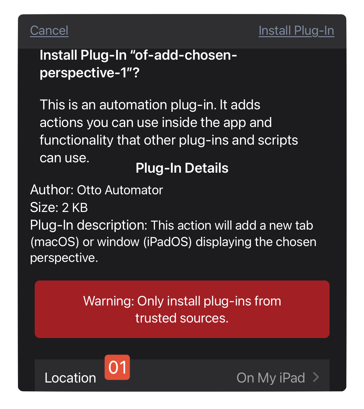 plug-in-install-ios-security