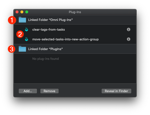 The added plug-in source displayed in the preferences dialog