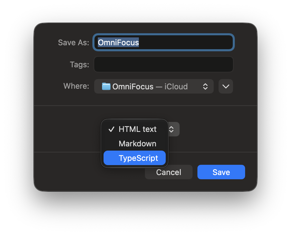 File Saver overlay