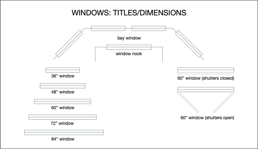 various window elements